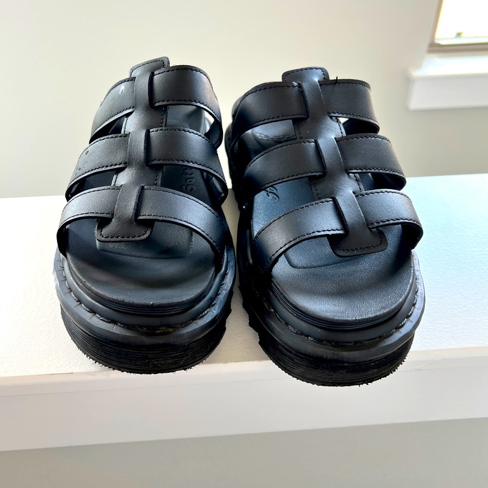 Black Dr Martens Sandals size 10